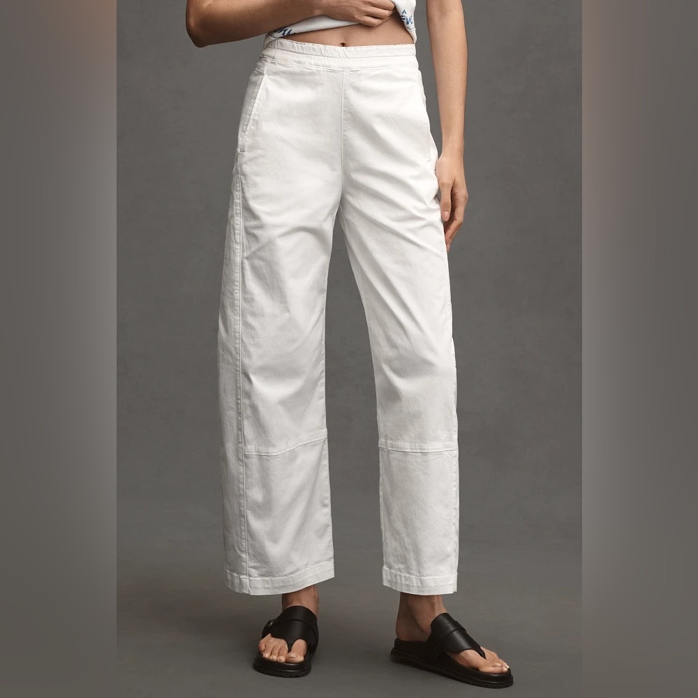 Pilcro | The Izzie Pull-On Barrel Leg Pants